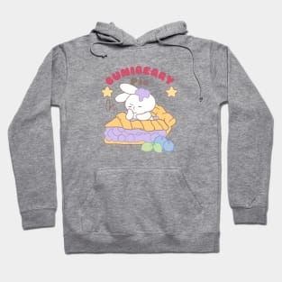 Cute rabbit in Buniberry Pie cute dessert Hoodie